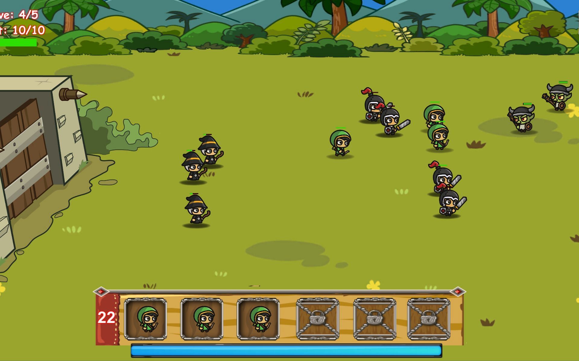The King's Castle is a tower defense game (Image via Steam/TITA Studio)